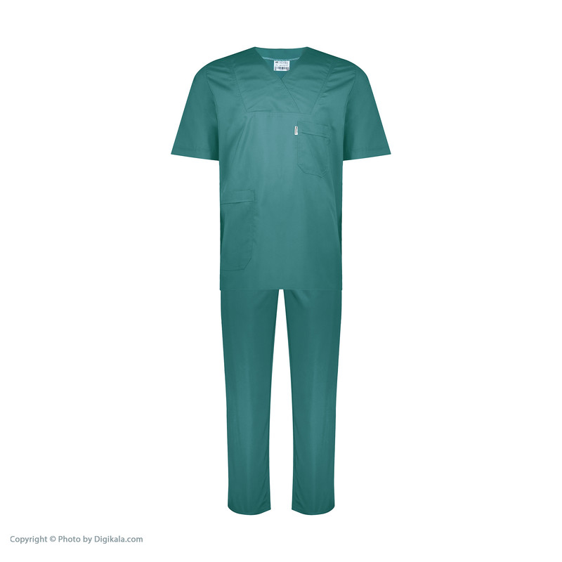 ست لباس اتاق عمل مردانه خضرا مدل اسکراب کد 38022