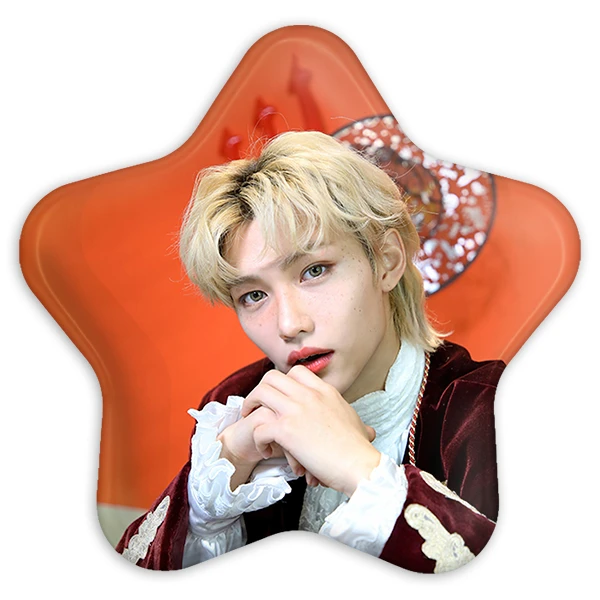 پیکسل خندالو طرح فلیکس گروه استری کیدز Stray Kids مدل ستاره ای کد 11856