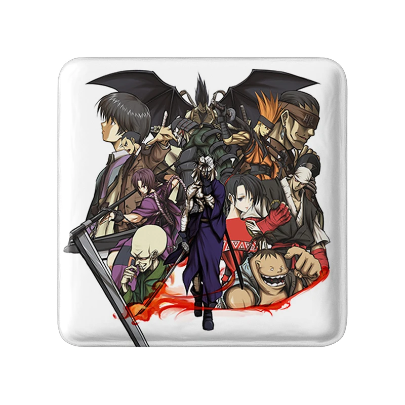 پیکسل خندالو طرح انیمه رورونی کنشین مدل مربعی کد 34907