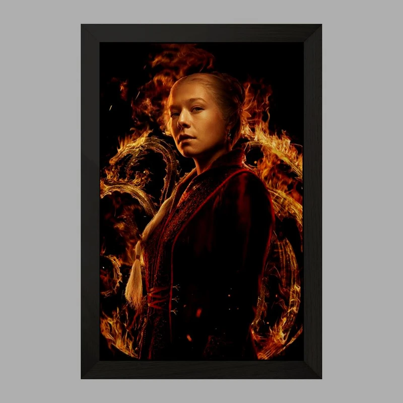 تابلو خندالو مدل رینیرا سریال خاندان اژدهایان House of dragon کد 28507