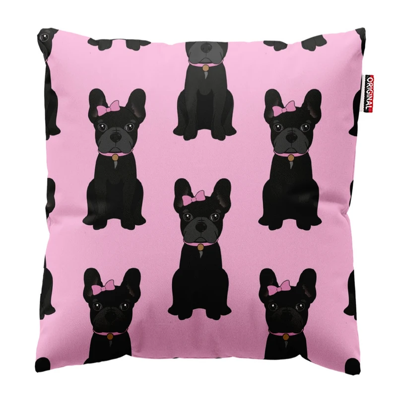  کوسن پاد آفرین طرح سگ بامزه کد 1985 سایز 30*30 سانتی متر