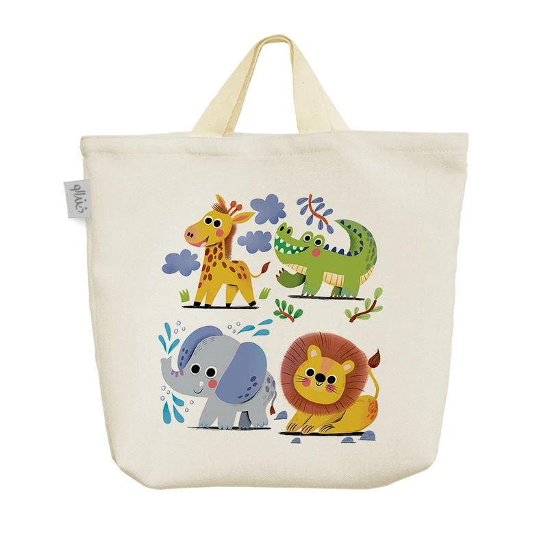 ساک خرید خندالو مدل حیوانات بامزه کد H1796