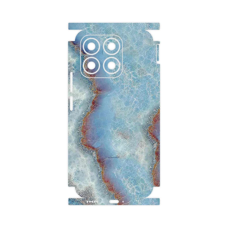 برچسب پوششی ماهوت مدل Blue_Ocean_Marble-FullSkin مناسب برای گوشی موبایل آنر X8b