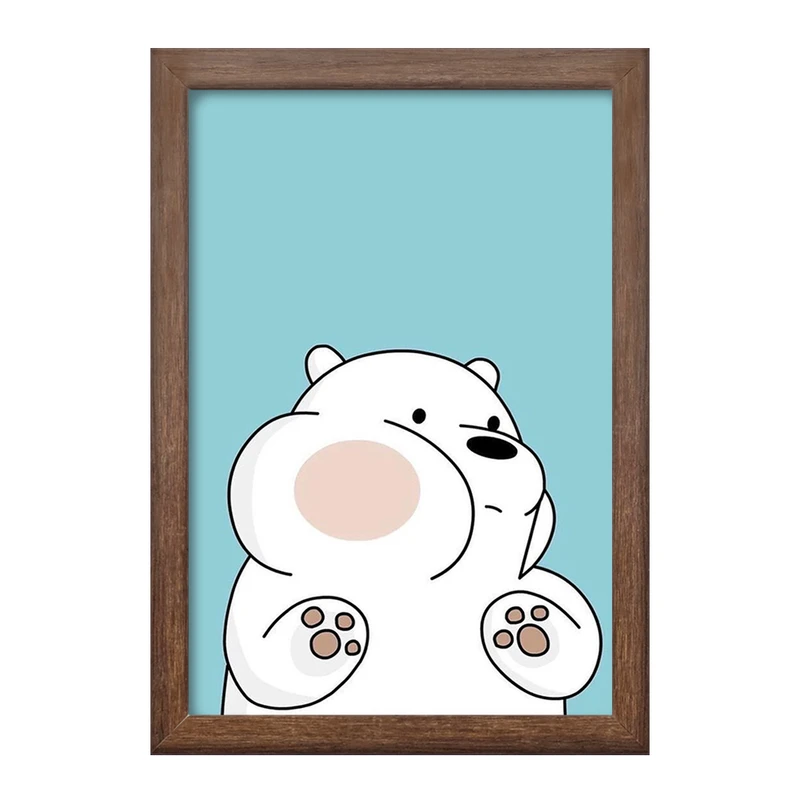 تابلو خندالو طرح انیمیشن سه خرس کله پوک کد 27630