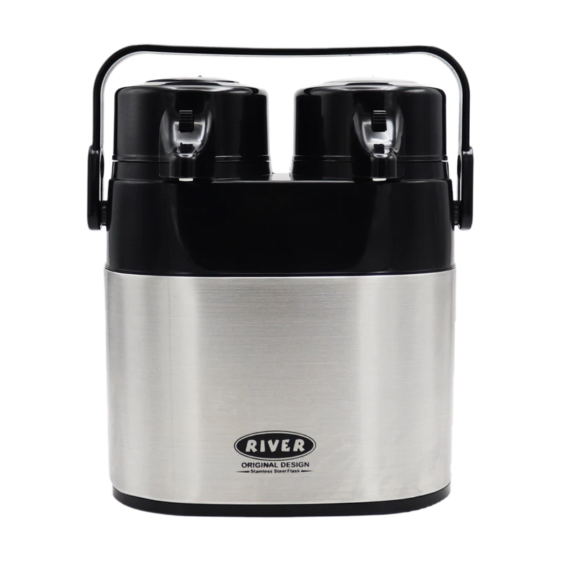 فلاسک ریور مدل دوقلو YP-ESTIL-8604 گنجایش 1 لیتر