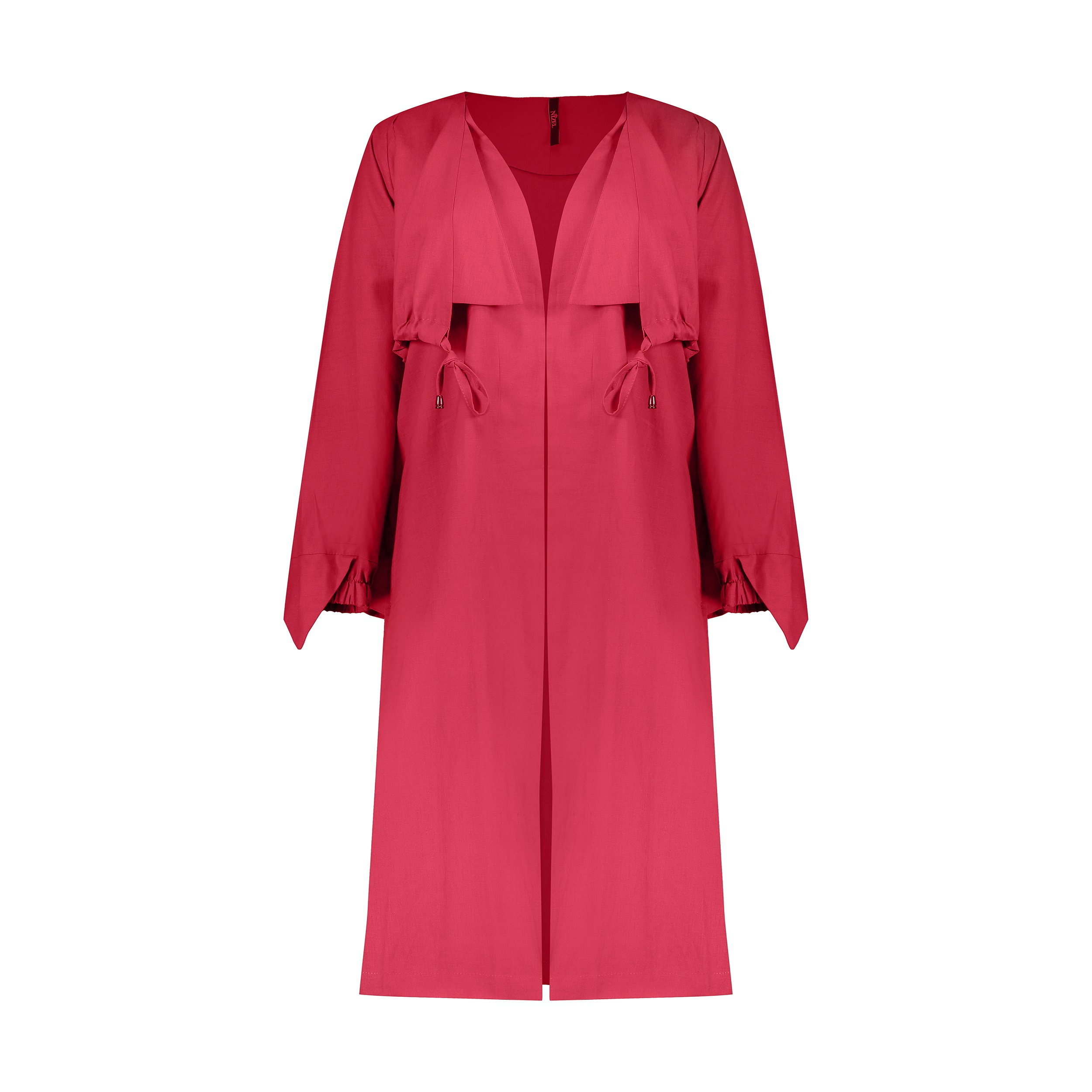 مانتو زنانه نیزل مدل 00043 رنگ قرمز