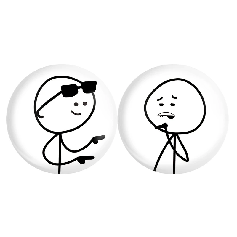 مگنت خندالو مدل فانتزی کد A118 مجموعه 2 عددی