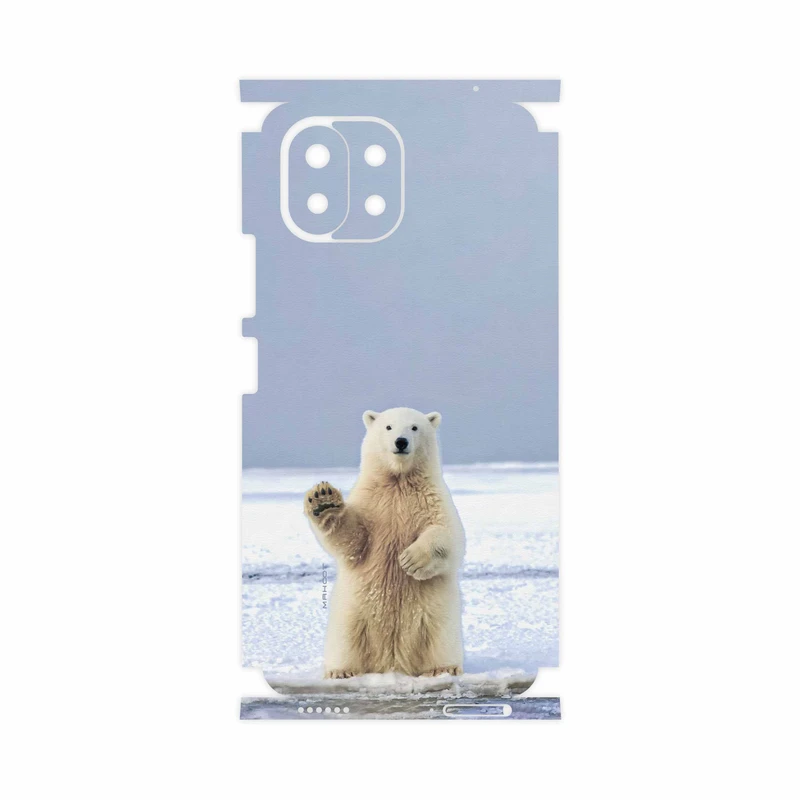 برچسب پوششی ماهوت مدل Polar-bear-FullSkin مناسب برای گوشی موبایل شیائومی 11 Lite 5G NE