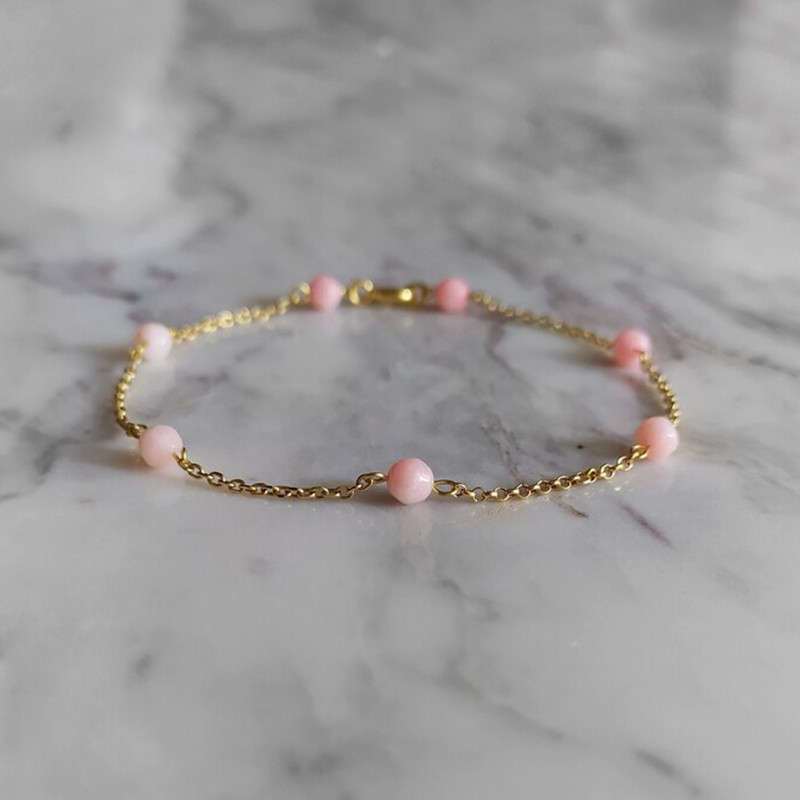 دستبند زنانه مدل رز کوارتز کد 6777