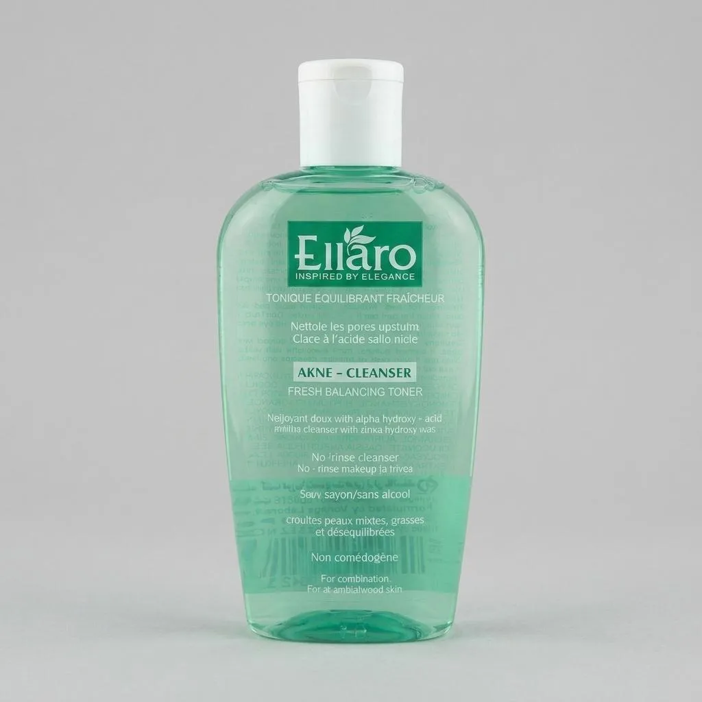 تونر پاک کننده صورت الارو مدل Akne Cleanser تحت لیسانس حجم 200 میلی لیتر