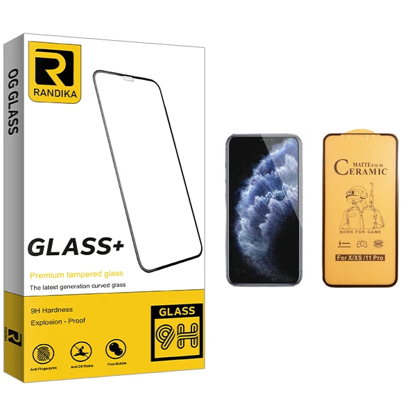 محافظ صفحه نمایش سرامیکی راندیکا مدل GLD مناسب برای گوشی موبایل اپل iPhone 11 Pro