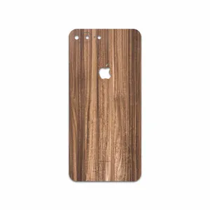MAHOOT Light Walnut Wood Cover Sticker for Apple iPhone 8 Plus