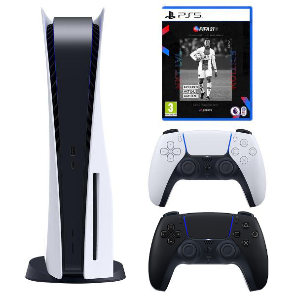 نکته خرید - قیمت روز مجموعه کنسول بازی سونی مدل PlayStation 5 Drive ظرفیت 825 گیگابایت به همراه بازی فیفاPS5 21 خرید