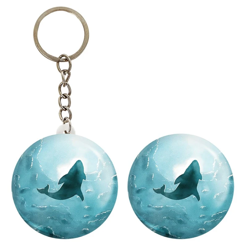 پیکسل خندالو مدل وال نهنگ کد 29505 به همراه جاکلیدی