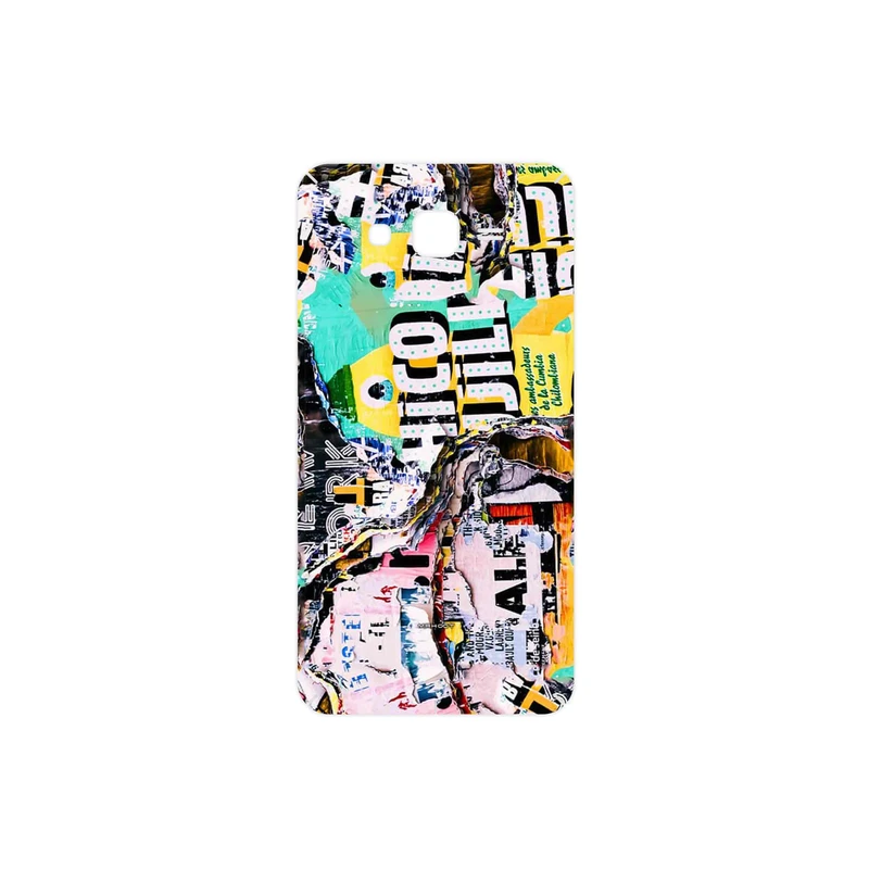 برچسب پوششی ماهوت مدل Collage of Teared Paper مناسب برای گوشی موبایل سامسونگ Galaxy J7 2015