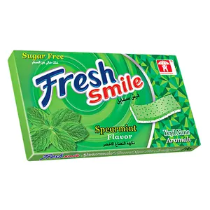 آدامس بدون شکر نعنایی فرش اسمایل - بسته 7 عددی