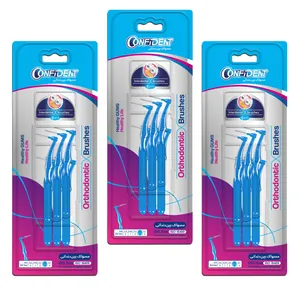 مسواک بین دندانی کانفیدنت کد 0.6 سه بسته 6 عددی