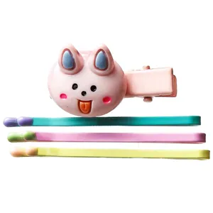ست گیره و سنجاق مو دخترانه مدل هپی کد Fr225 مجموعه 4 عددی 