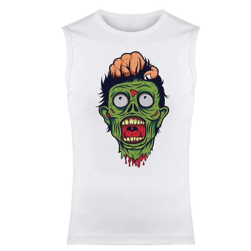 تاپ مردانه مدل زامبی کد 88 رنگ سفید