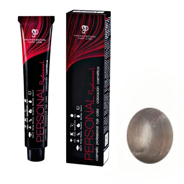 رنگ مو پرسونال شماره 10.1 حجم 100 میلی‌لیتر رنگ بلوند خاکستری فوق العاده روشن