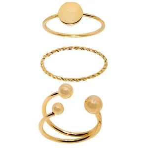 بند انگشتی زنانه کد RKH_1059 مجموعه 3 عددی