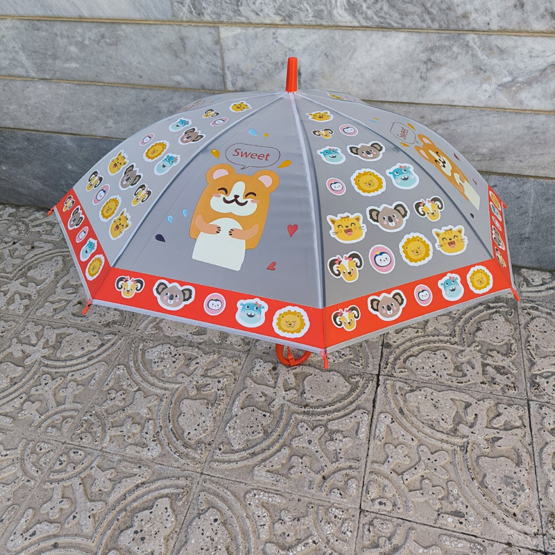 چتر بچگانه مدل عروسکی کد 0018