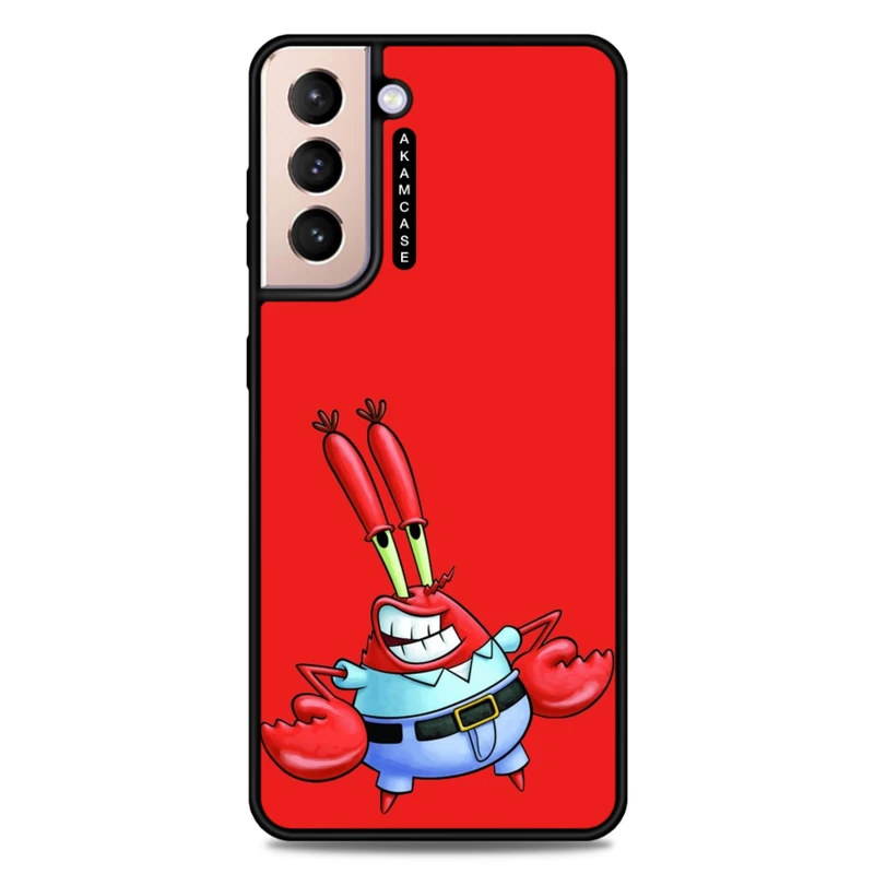 کاور آکام مدل AMC-WSGS21P-SPONGE BOB15 مناسب برای گوشی موبایل سامسونگ Galaxy S21 Plus