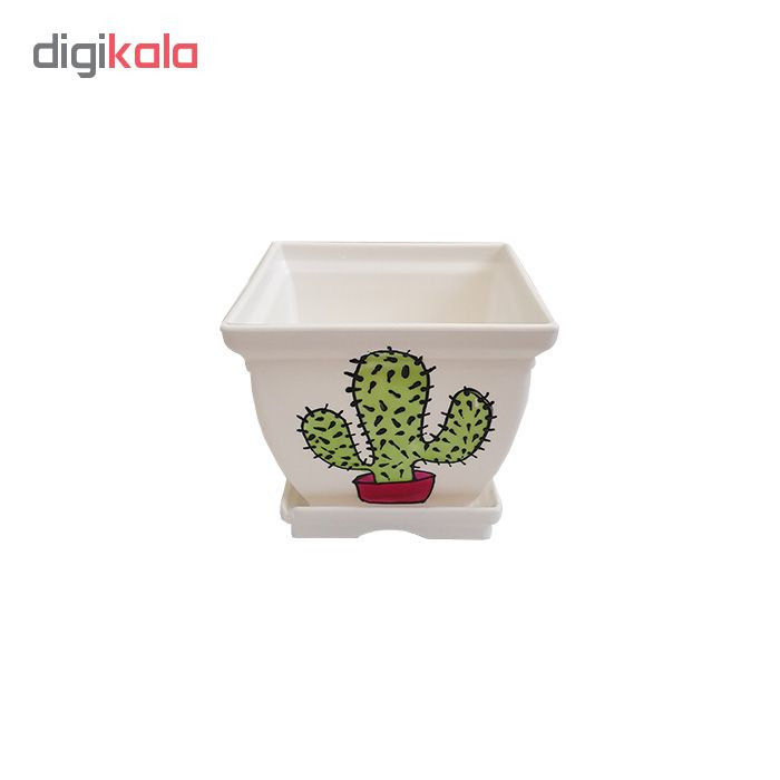 گلدان طرح کاکتوس مدل cds39