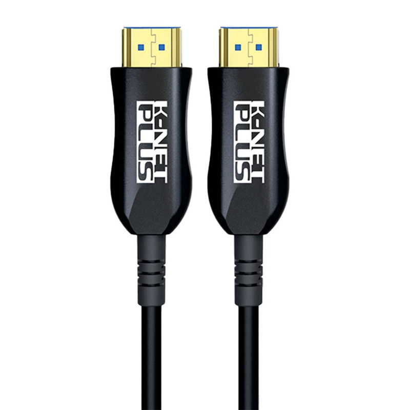کابل HDMI 2.0 فیبر نوری کی نت پلاس مدل KP-CHAOC1200 طول 120 متر