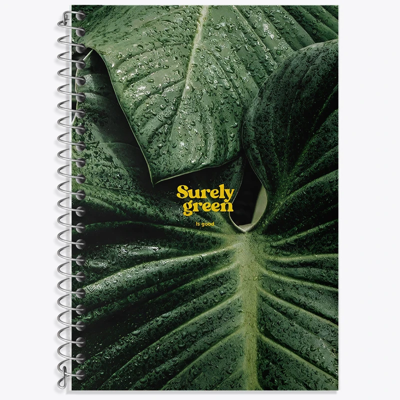 دفتر نت موسیقی 50 برگ خندالو طرح Surely Green Is Good کد F5659