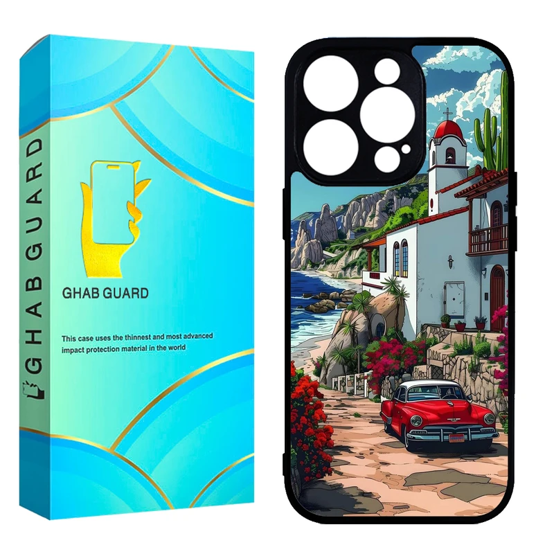 کاور قاب گارد طرح ماشین مدل GCHP15P مناسب برای گوشی موبایل اپل iPhone 15 Pro