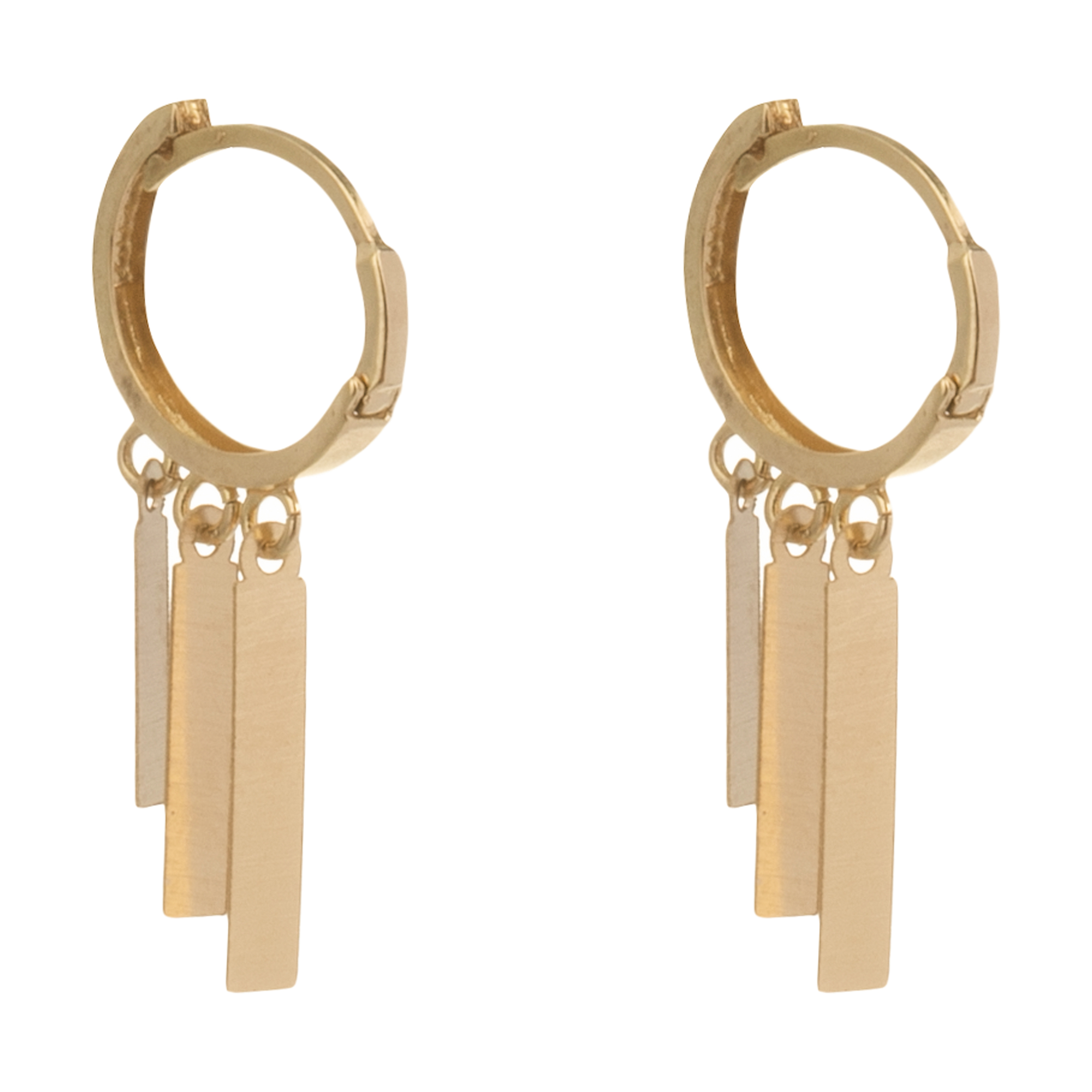 گوشواره طلا 18 عیار زنانه  گالری یارطلا کد AG27-5
