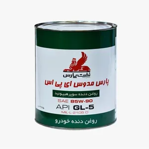 روغن گیربکس خودرو نفت پارس مدل EPS 85W90 GL5 حجم 3.785 لیتر