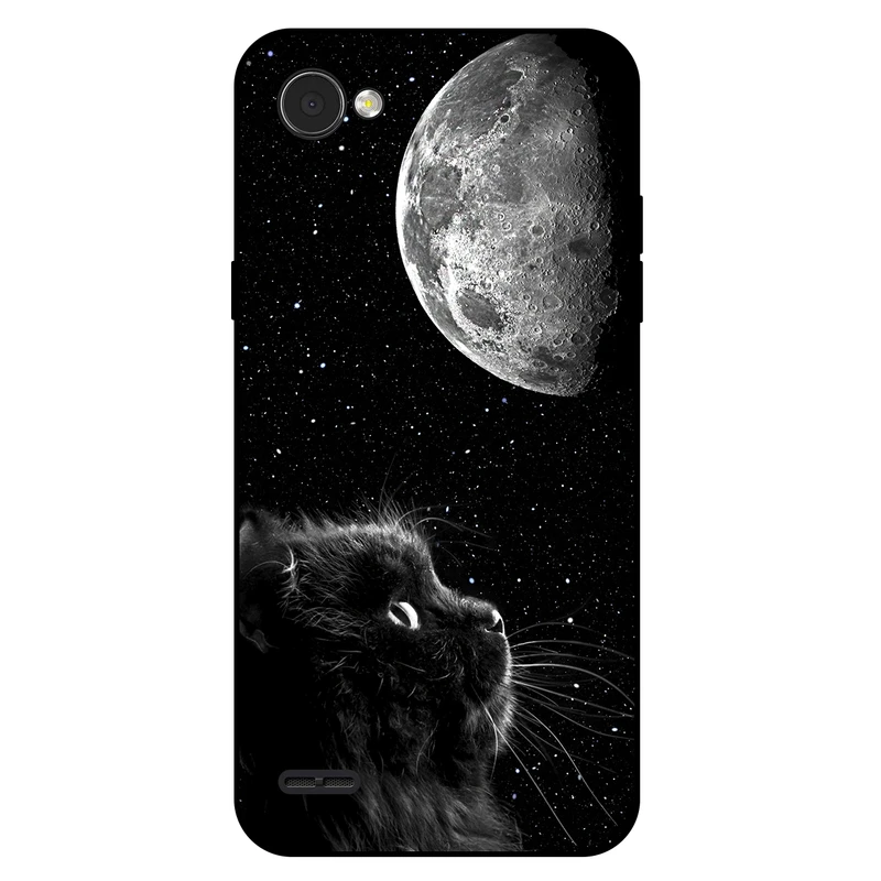 کاور مگافون طرح گربه مدل 1882 مناسب برای گوشی موبایل ال جی Q6 / Q6 Plus