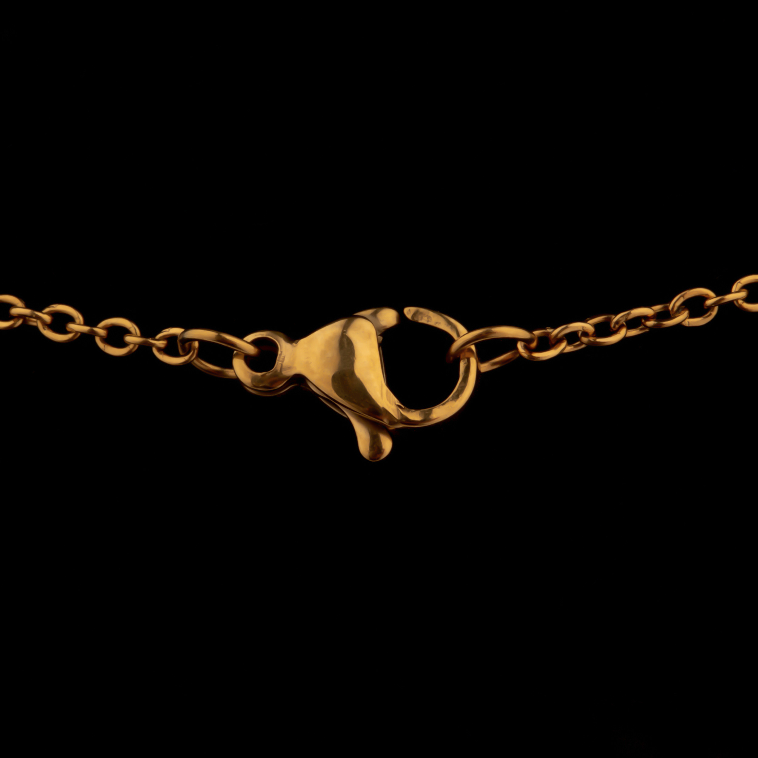 گردنبند طلا 18 عیار زنانه ناریا مدل مکعب رنگ بنفش گردنبند طلا 18 عیار زنانه ناریا مدل مکعب رنگ بنفش