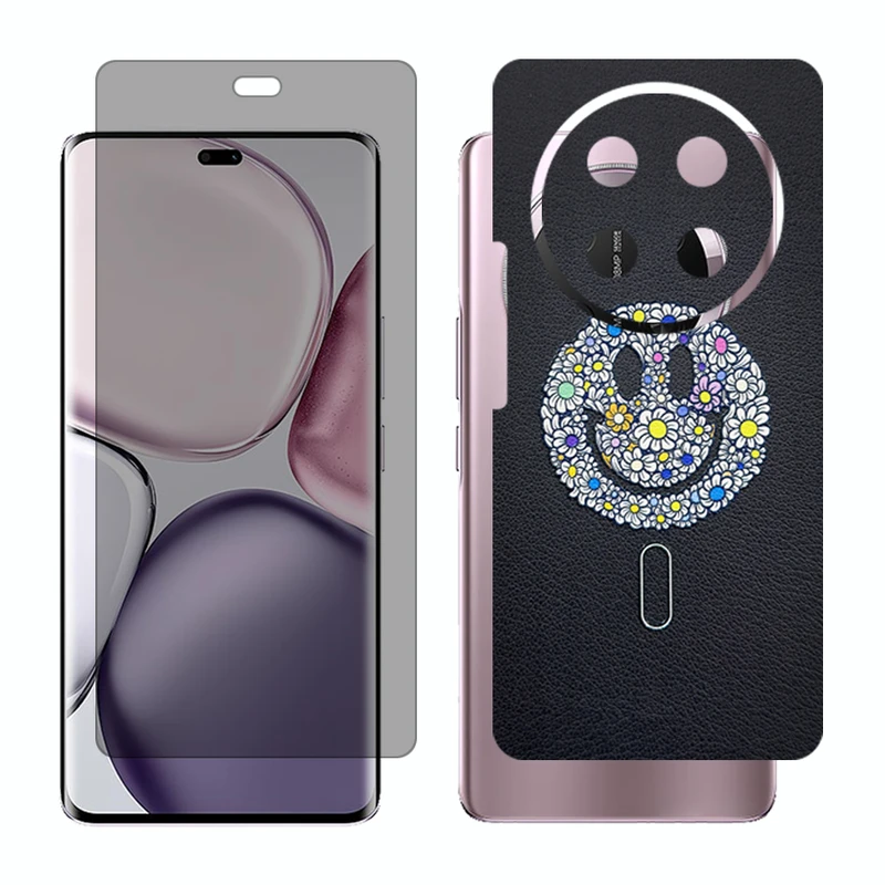 محافظ صفحه نمایش حریم شخصی گلس مدل Together مناسب برای گوشی موبایل آنر X9c به همراه برچسب پوششی