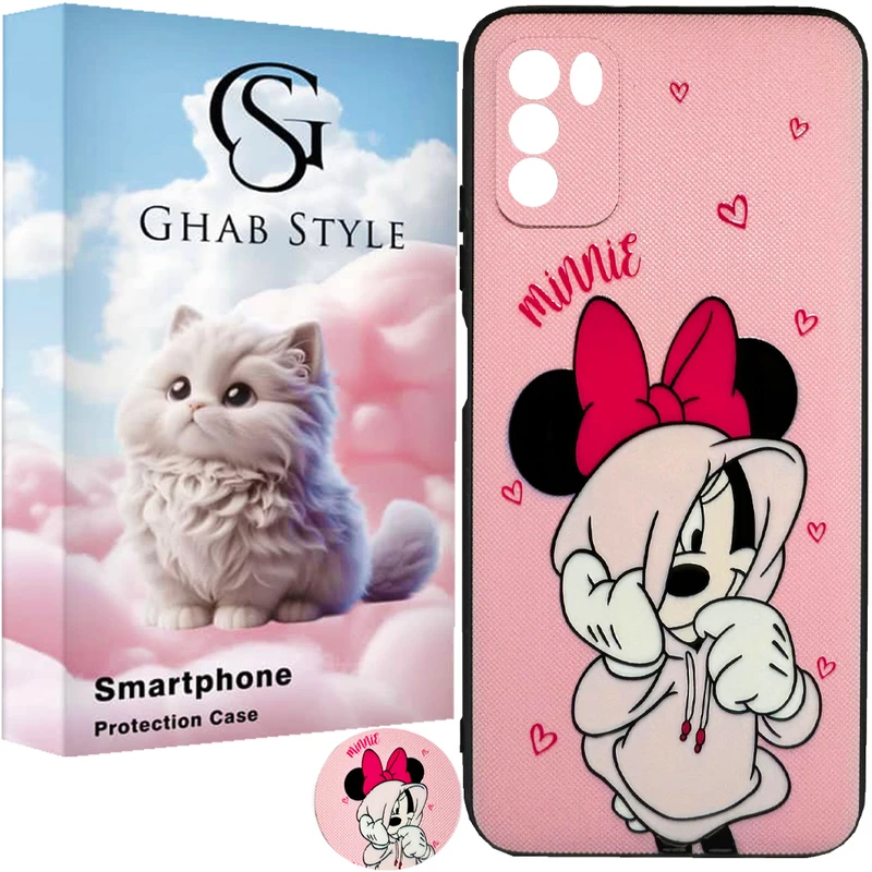 کاور قاب استایل مدل Sport مناسب برای گوشی موبایل شیائومی Poco M3به همراه پاب سوکت 