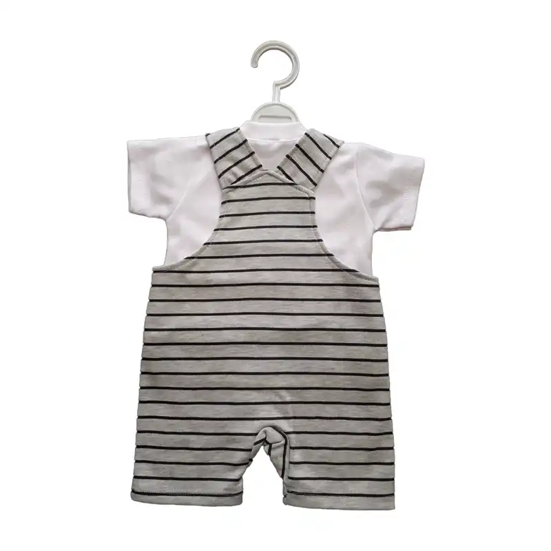 ست تیشرت و سرهمی نوزادی مدل رامپر زرافه ای