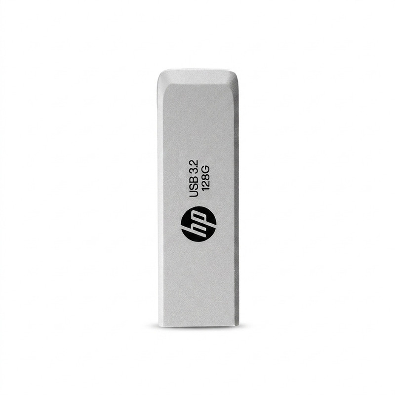 فلش مموری اچ‌ پی مدل 819W ظرفیت 128 گیگابایت با رابط USB سه‌نقطه‌دو Gen1 Type-A و بدنه فلزی