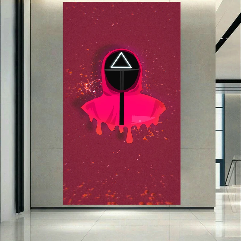 تابلو شاسی طرح اسکویید گیم مدل نگهبان کد AR599