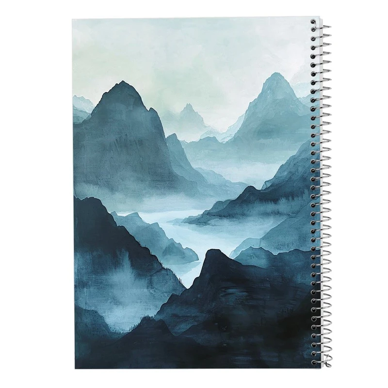 دفتر ژورنال نویسی 50 برگ مدوپد مدل نقطه ای طرح طبیعت کد DF15395