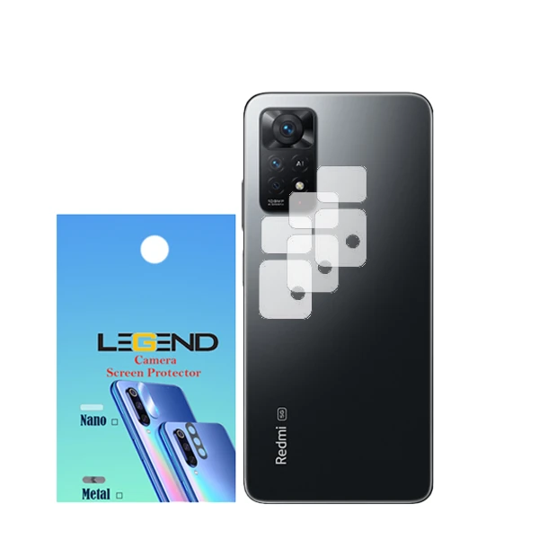 محافظ لنز دوربین لجند مدل نانوگلس مناسب برای گوشی موبایل شیائومی Note 11 Pro بسته 3 عددی