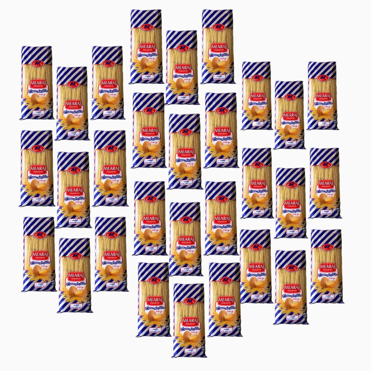 ماکارونی قطر 1.2 معراج - 700 گرم بسته 24 عددی