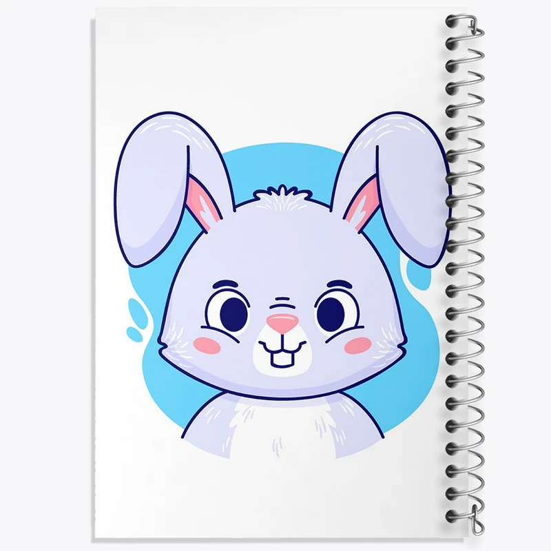 دفتر نت موسیقی 50 برگ خندالو مدل خرگوش حیوانات بامزه کد 37151