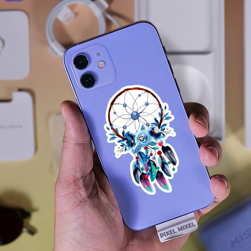 استیکر لپ تاپ پیکسل میکسل مدل دخترانه دریم کچر