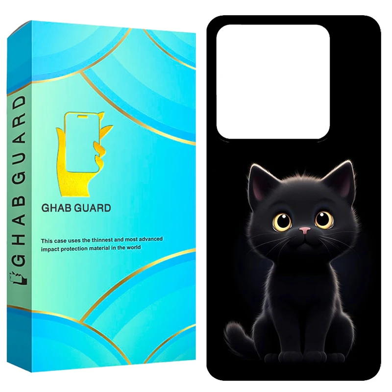 کاور قاب گارد طرح گربه مدل GCHPX6 مناسب برای گوشی موبایل شیائومی Redmi Note 13 Pro 5G / Poco X6