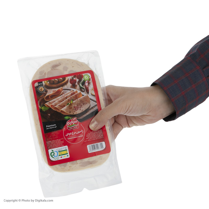 ژامبون مرغ دودی 90% سولیکو مقدار 300 گرم