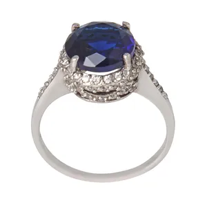 انگشتر نقره زنانه مدل سنگ کوارتز کد AWR_853