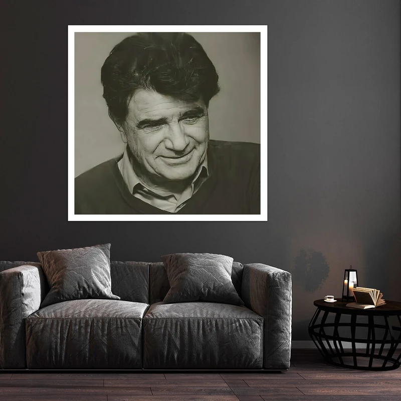 تابلو بکلیت طرح مشاهیر ایران محمدرضا شجریان مدل قاب شاسی W-S9801