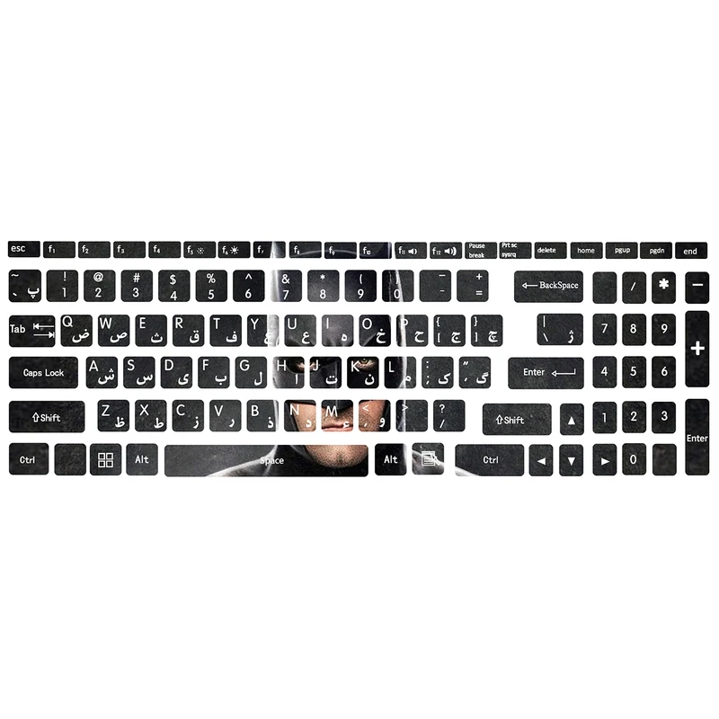  برچسب حروف فارسی کیبورد کد bt-mn 02